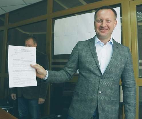 Віталій Ільченко подав документи для реєстрації кандидатом на посаду Черкаського міського голови