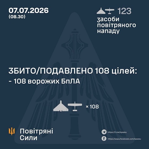 � ��� ����� 7 ����� ����� �������� 123 ����. ��� ���������� 108 ����, - �������� ���� 